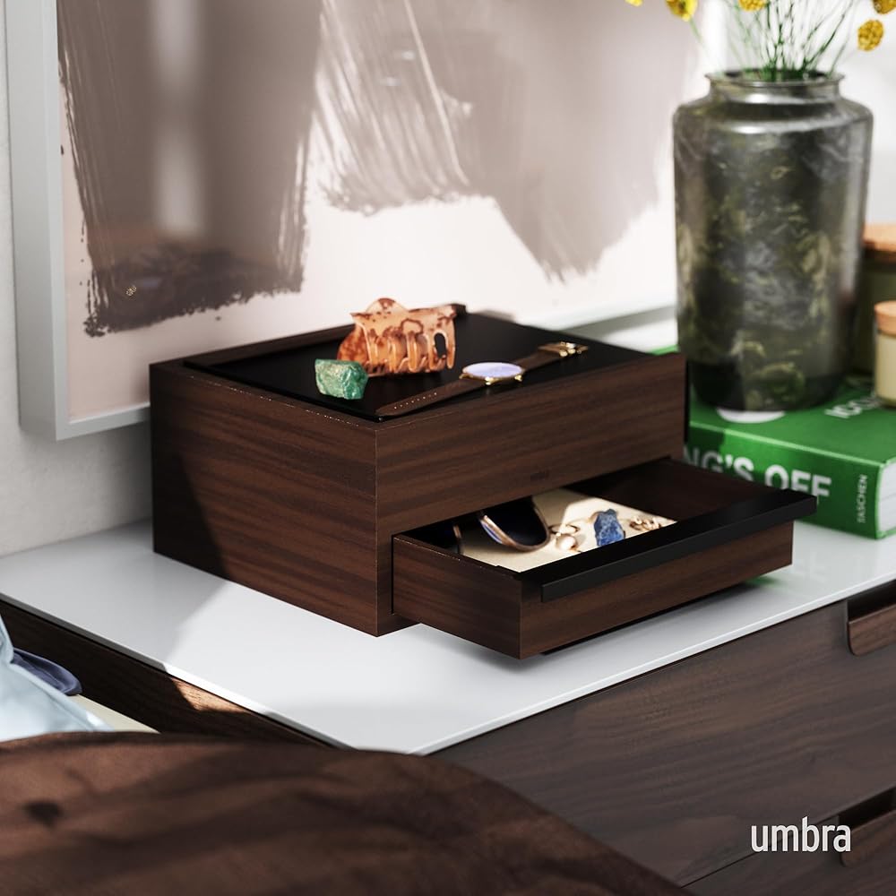 STOWAWAY　アンブラ ジュエリーボックス　　/※100 Amazon.com: Umbra Stowit Jewelry Box - Modern Keepsake
